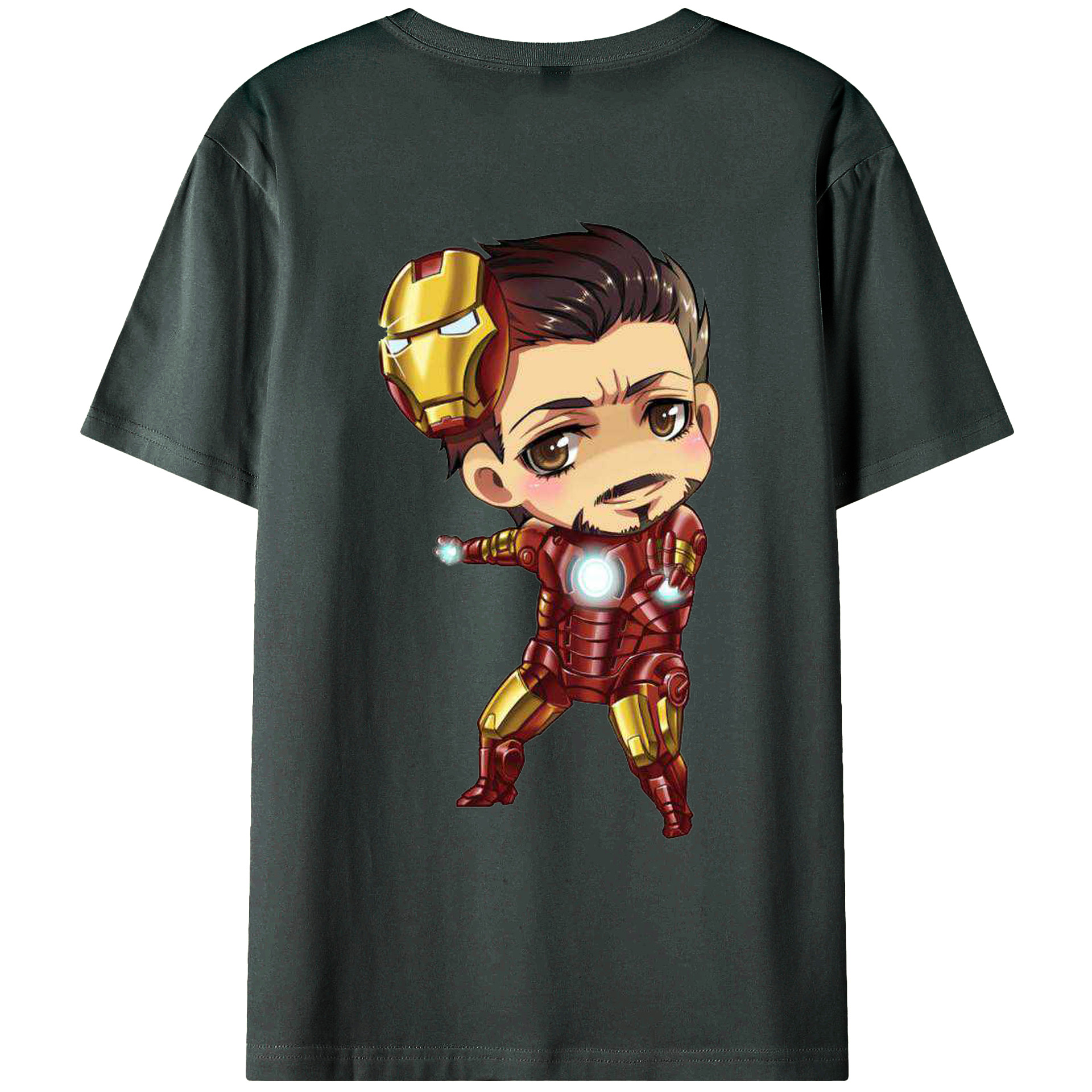 （画像用） アベンジャーズ The Avengers 綿100％ メンズ半袖Tシャツ（バックプリント） 通気性
